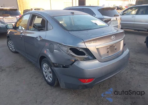 2016 Hyundai Accent Se z USA, uszkodzony, nr VIN KMHCT4AE8GU147364
